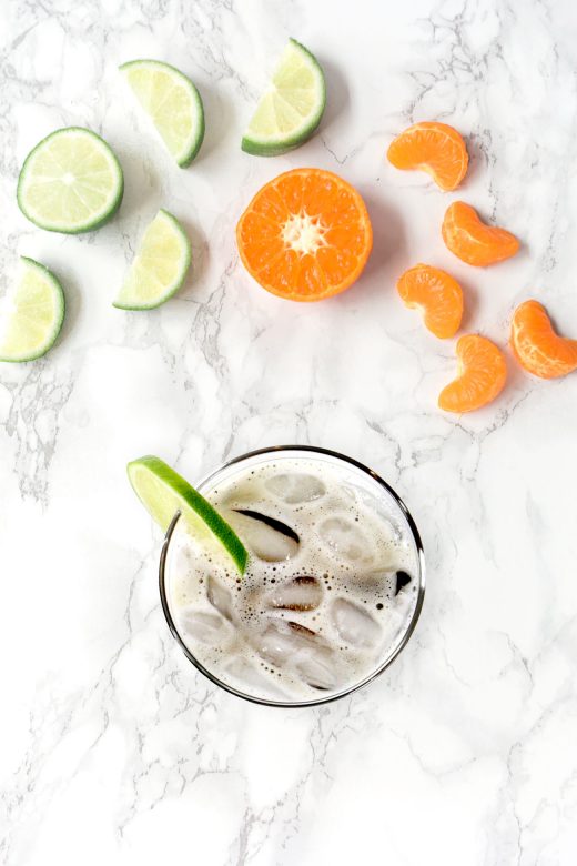 Cola essential oil combination — lime and sweet orange essential oils