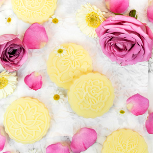 Rose lotion bars
