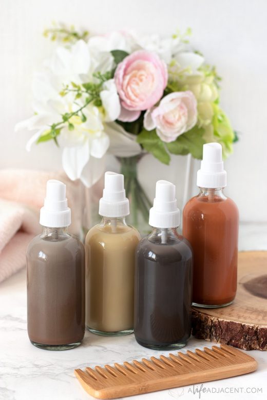Dry shampoo spray for brunette, blonde, dark or red hair